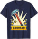 Unique Retro Style Crowbar Design T-Shirt - T-Shirt | Navy