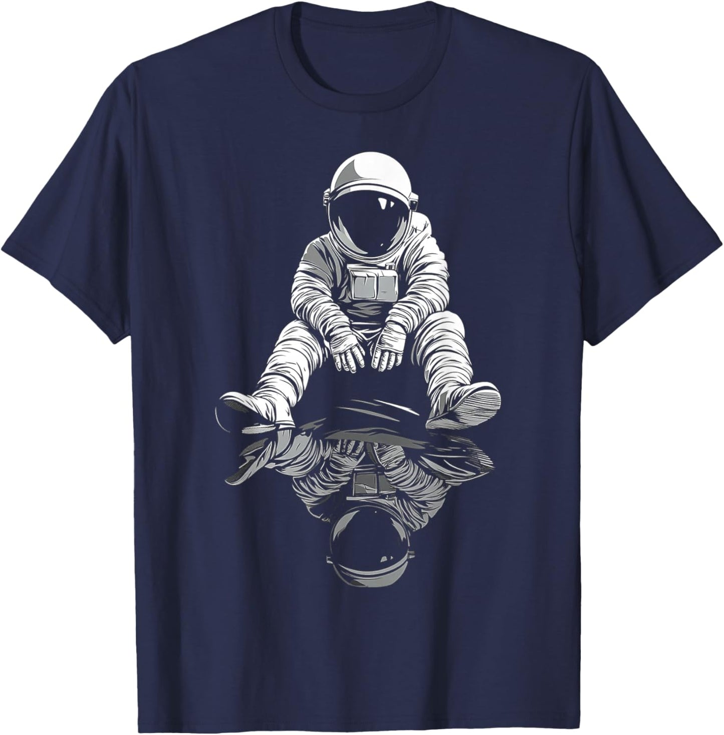 Astronaut Graphic Illustration Astronaut T-Shirt - T-Shirt | Navy