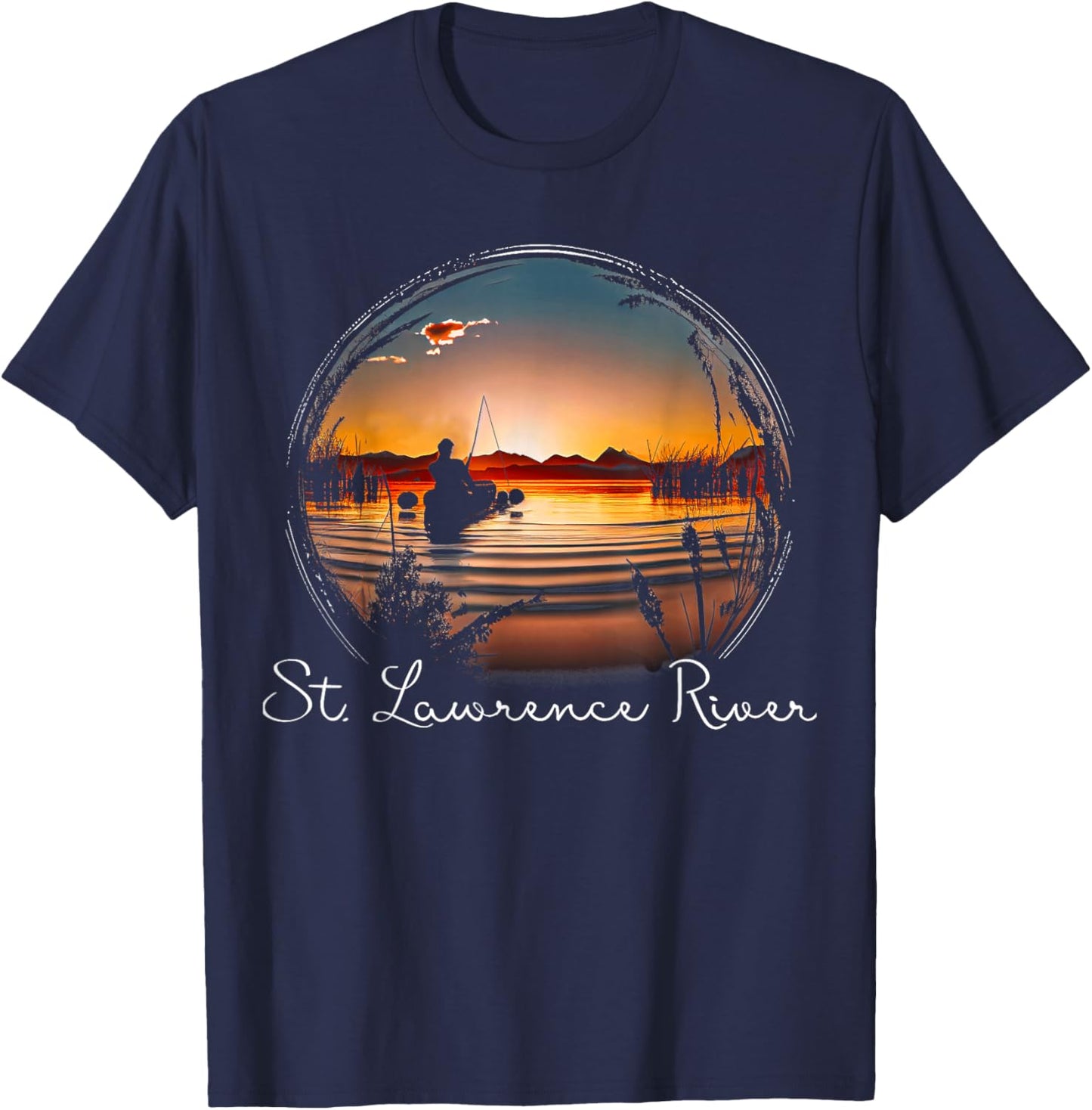 St. Lawrence River T-Shirt - T-Shirt | Navy