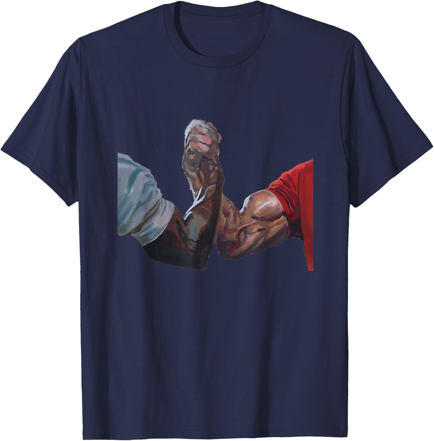 Epic Handshake Gym T-Shirt - T-Shirt | Navy