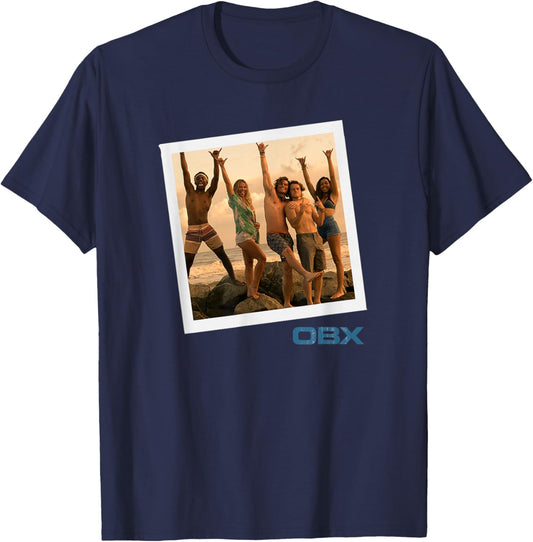 Outer Banks Vintage Photo Group Shot T-Shirt - T-Shirt | Navy