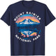 Mount Rainier Hiking Road Trip Seattle T-Shirt - T-Shirt | Navy