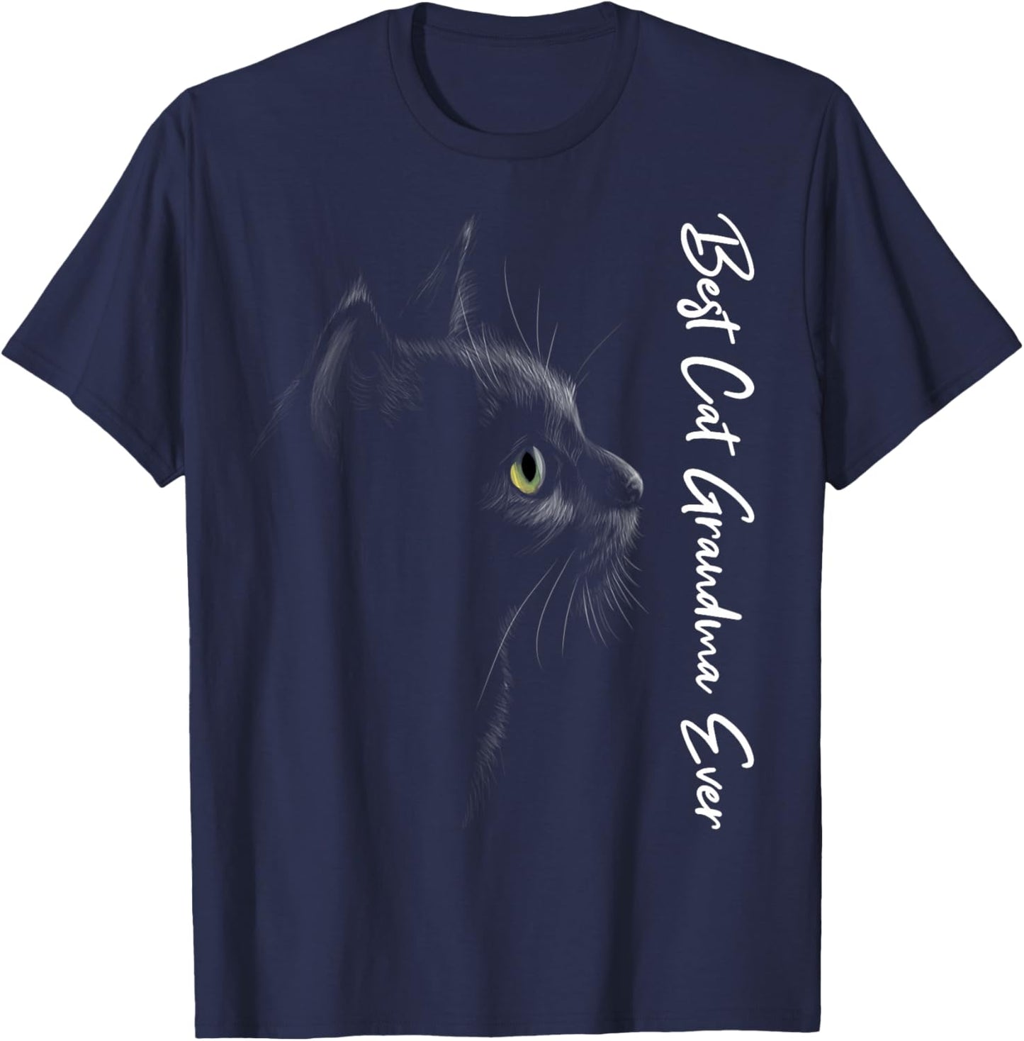 Best Cat Grandma ever Cats Cat T-Shirt - T-Shirt | Navy