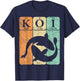 Koi Periodic Table Elements Japanese Koi Carp Fish T-Shirt - T-Shirt | Navy