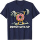 Weightlifting - Funny Fitness Workout Gym Donut Lover T-Shirt - T-Shirt | Navy
