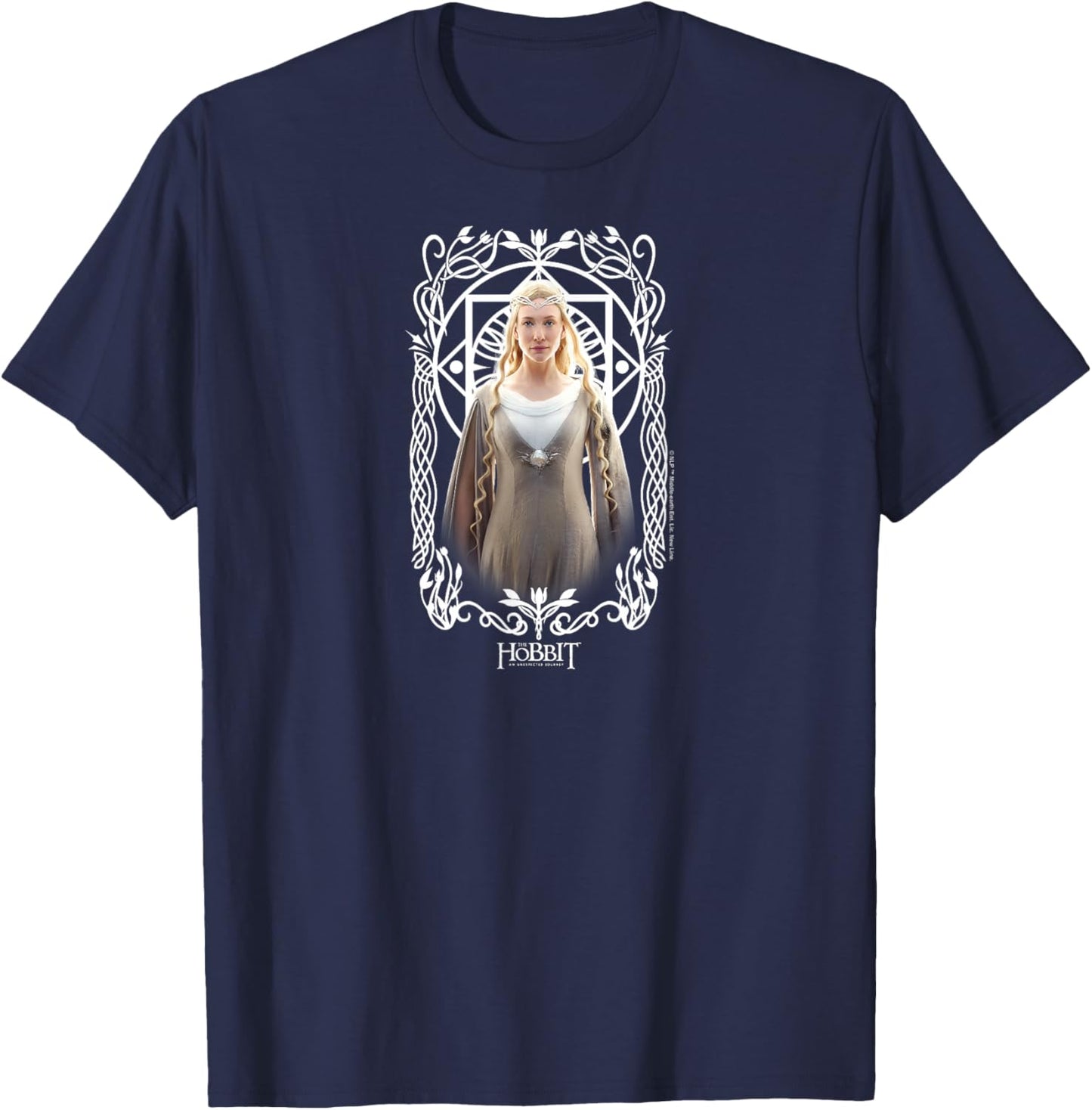 The Hobbit - An Unexpected Journey Lady Galadriel Royal Elf T-Shirt - T-Shirt | Navy
