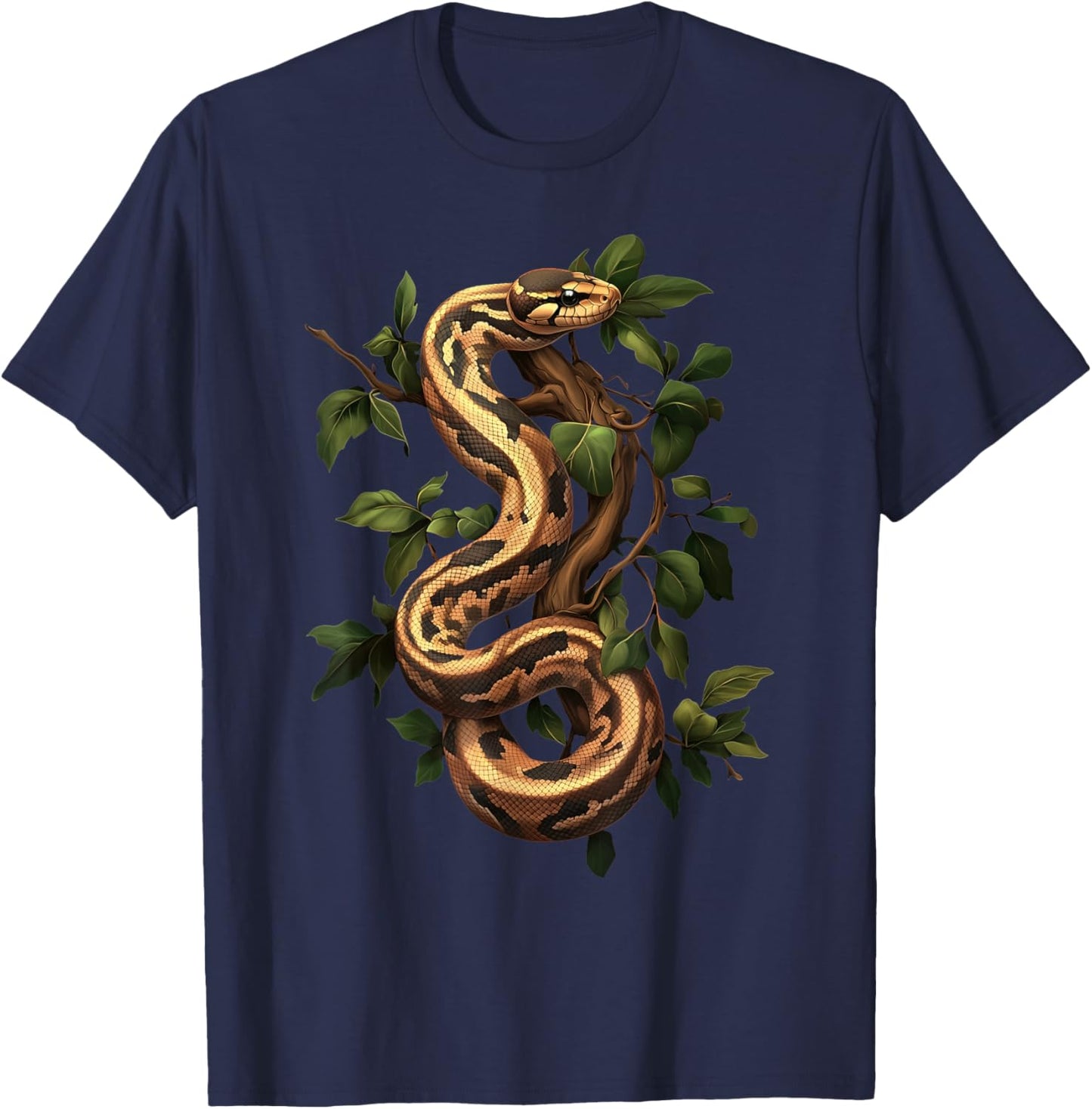 Ball Python Lover Reptile Keeper Pet Owner Snake T-Shirt - T-Shirt | Navy