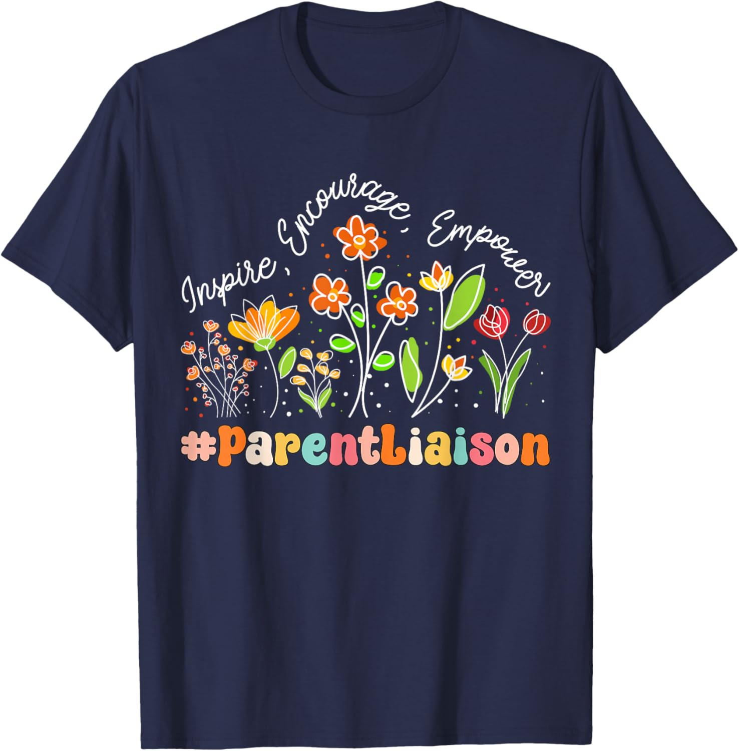 Parent Liaison Appreciation Week Teacher Back to School T-Shirt - T-Shirt | Navy