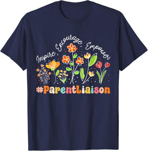 Parent Liaison Appreciation Week Teacher Back to School T-Shirt - T-Shirt | Navy