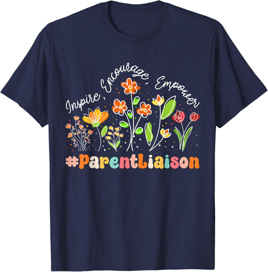 Parent Liaison Appreciation Week Teacher Back to School T-Shirt - T-Shirt | Navy