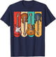Retro Vintage Guitar Shirt Boys Music Band Guitarist T-Shirt - T-Shirt | Navy