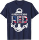On Fridays We Wear Red Remember Everyone Deployed Navy T-Shirt - T-Shirt | Navy