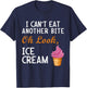 I Can't Eat Another Bite Oh Look Ice Cream T-Shirt - T-Shirt | Navy