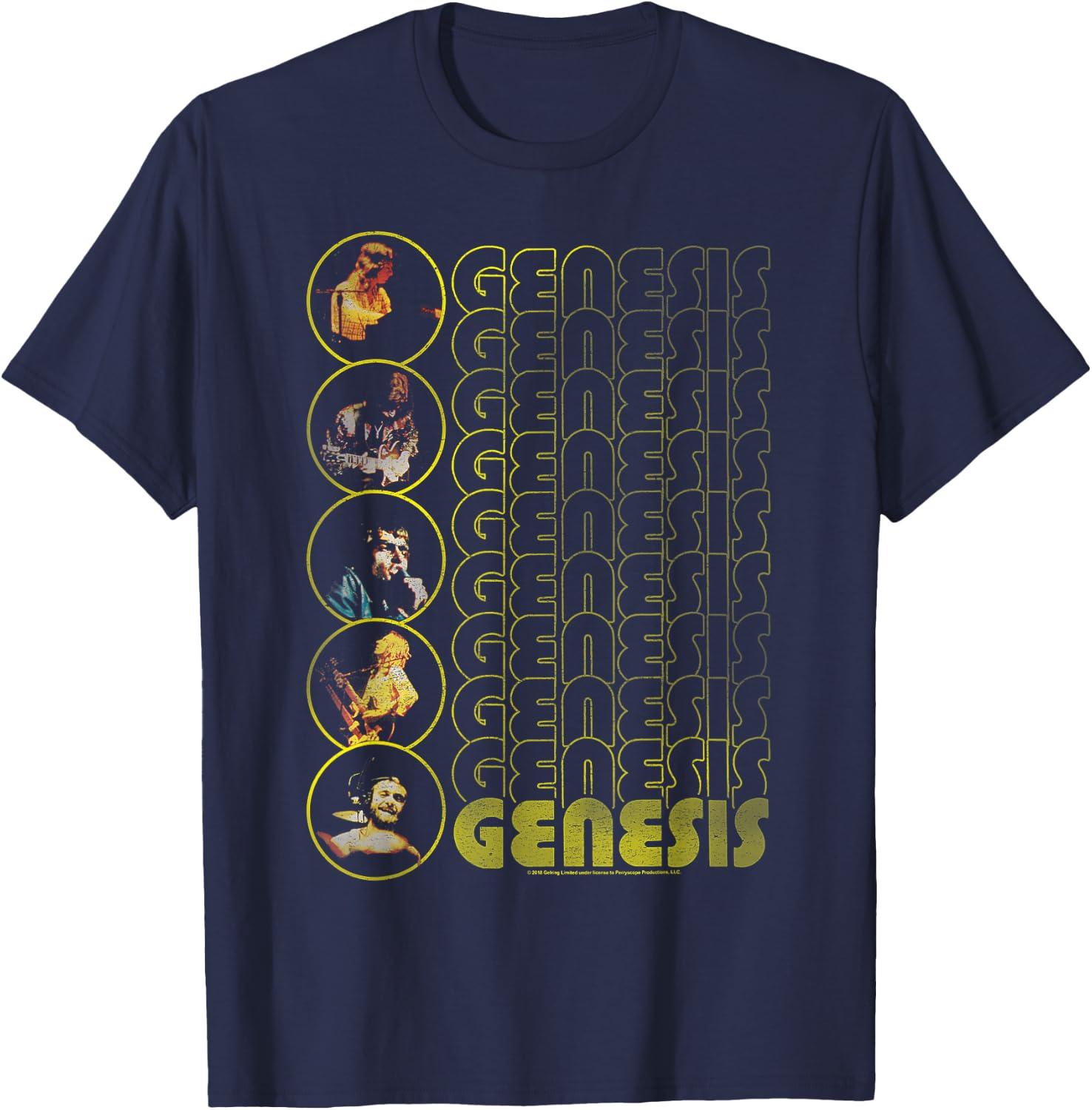 Genesis the Carpet Crawlers T-Shirt - T-Shirt | Navy