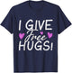 I Give Free Hugs! T-Shirt - T-Shirt | Navy