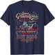 Vintage Hot Rod Grandpa Gift T-Shirt - T-Shirt | Navy