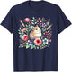 Adorable American Pika Habitat And Conservation Design T-Shirt - T-Shirt | Navy