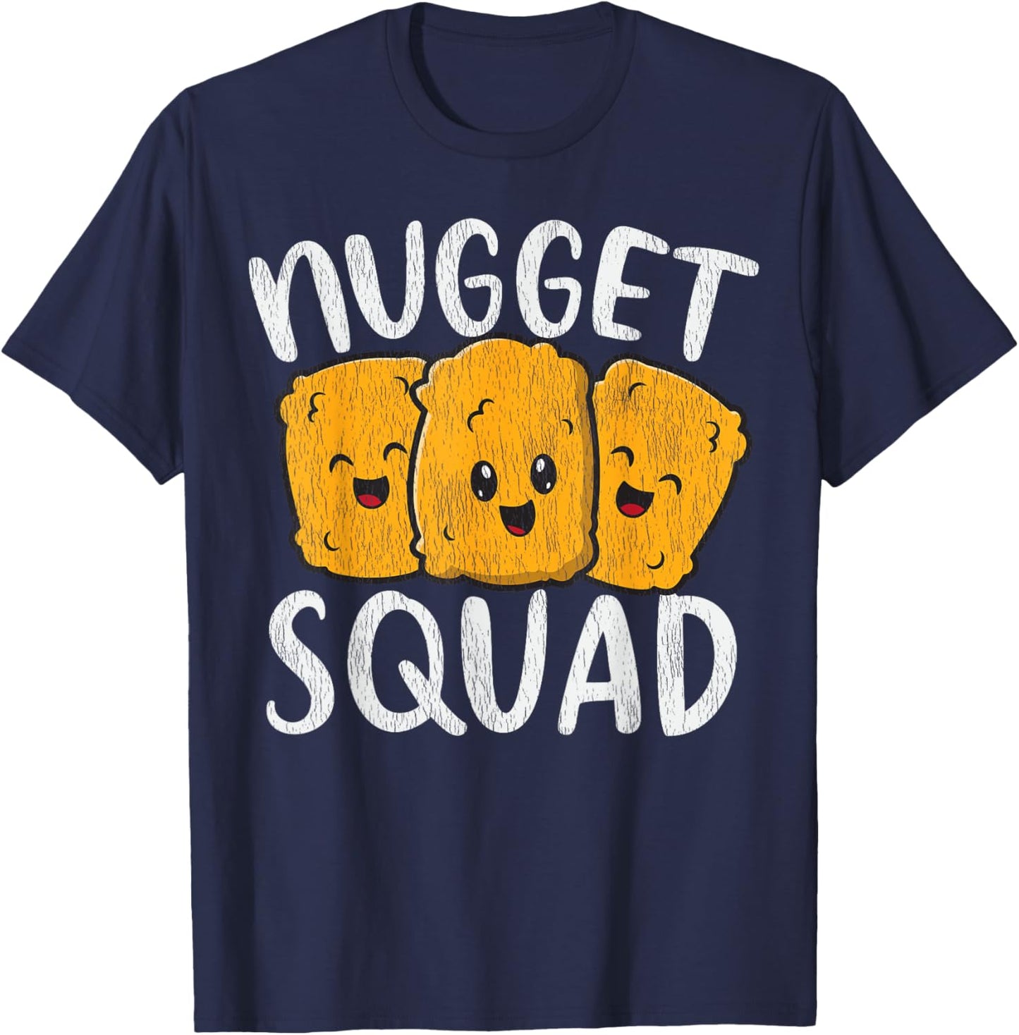 Nuggets Squad cute kawaii nugget matching for girl boy kids T-Shirt - T-Shirt | Navy
