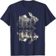 Rabbit Reflection Cute Bunny Nature Wildlife T-Shirt - T-Shirt | Navy