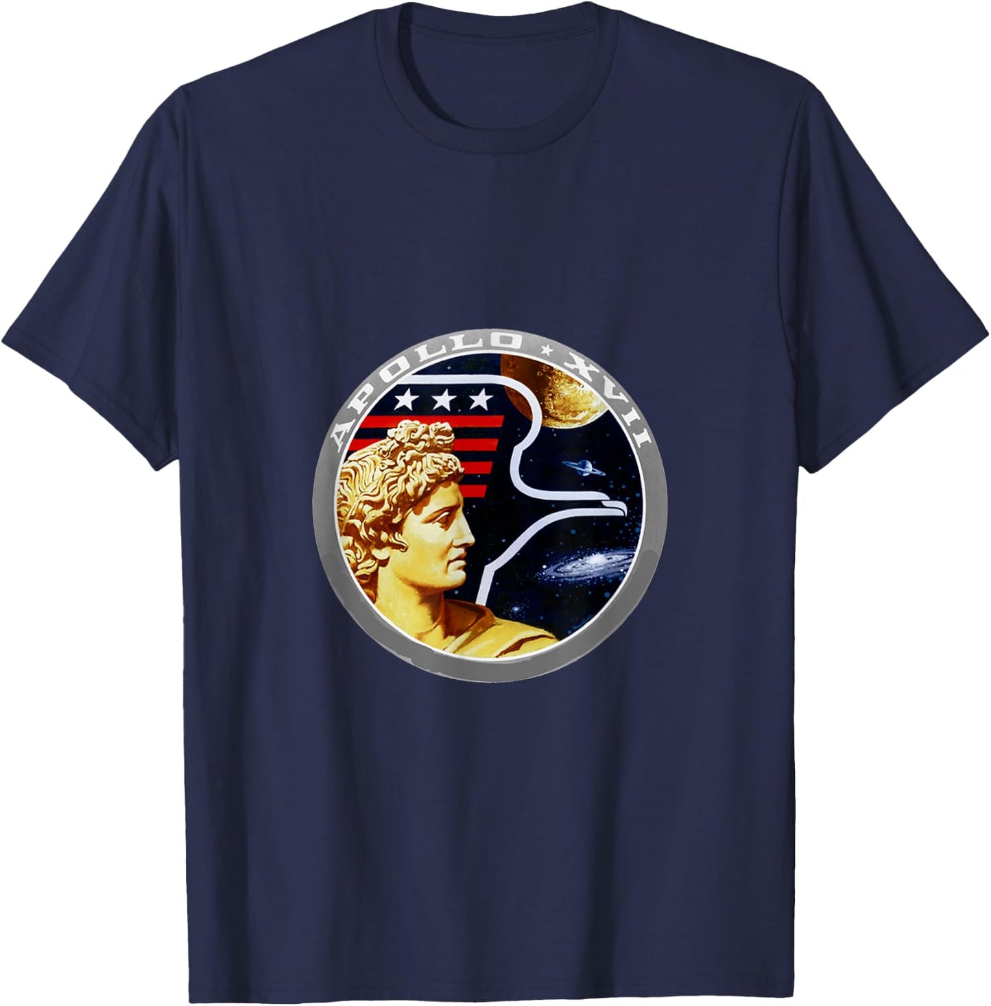 NASA Apollo 17 Apollo's 50th Anniversary T-Shirt - T-Shirt | Navy
