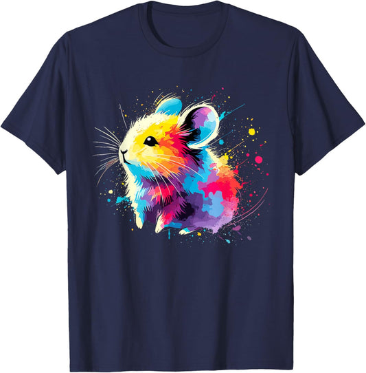 Adorable American Pika Habitat And Conservation Design T-Shirt - T-Shirt | Navy