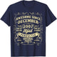 Awesome Since December 2007 Year Of Birth Birthday Vintage T-Shirt - T-Shirt | Navy