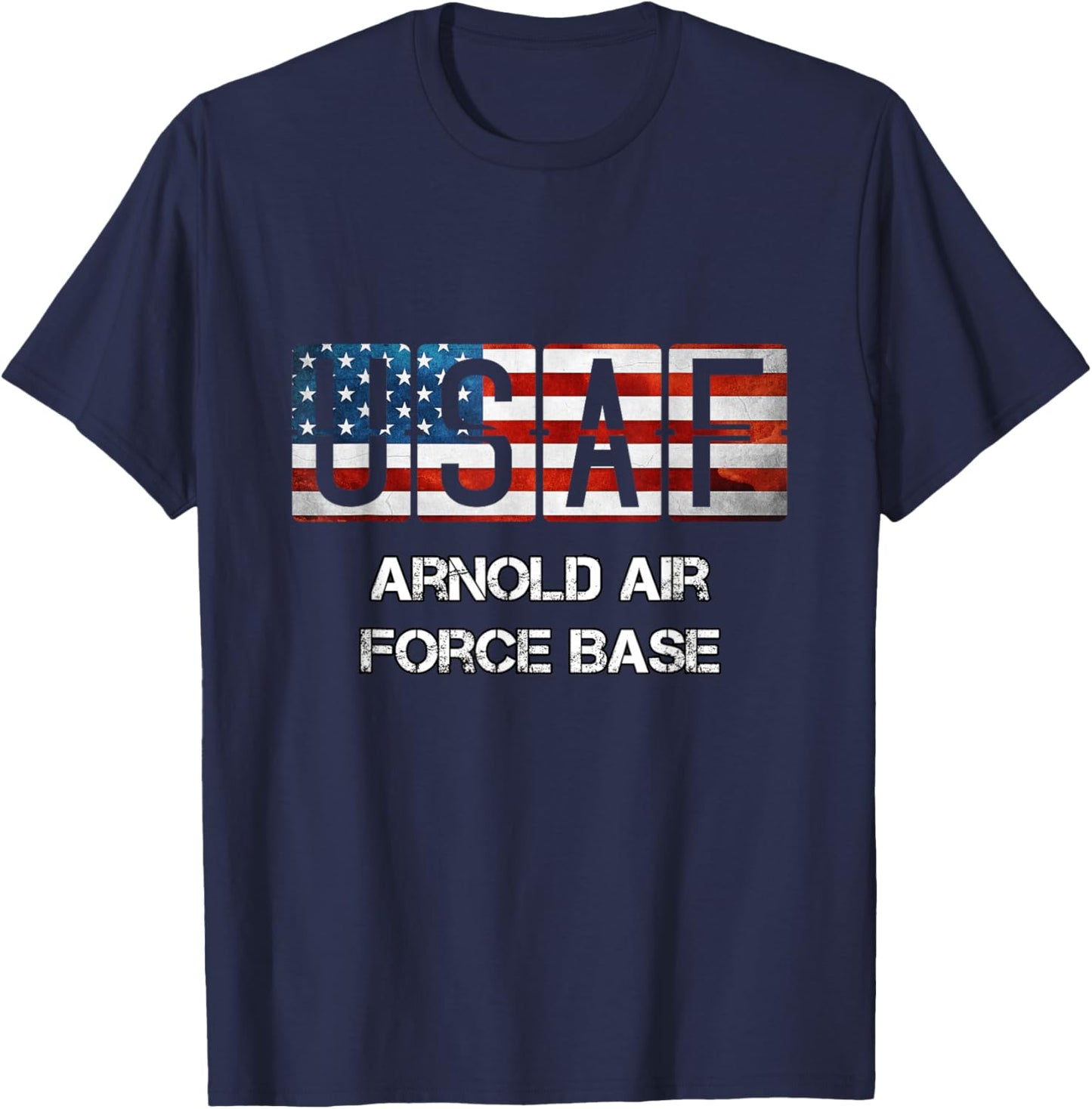 Arnold Air Force Base Tennessee Distressed T-Shirt - T-Shirt | Navy