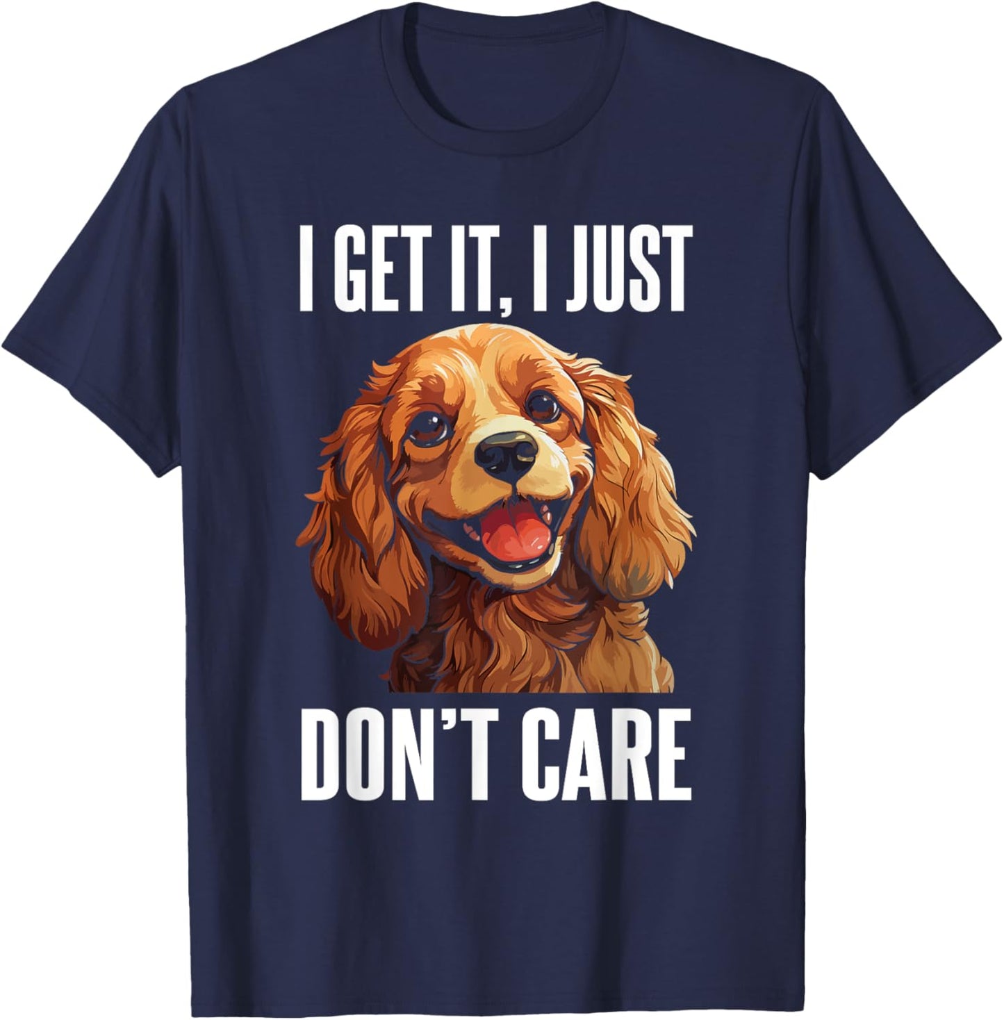 Dog Trainer Cocker Spaniel T-Shirt - T-Shirt | Navy
