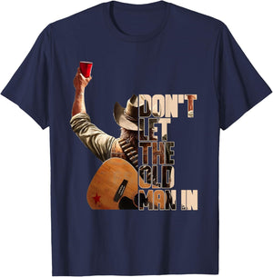 Don't LET The Old Man in Black Version T-Shirt - T-Shirt | Navy