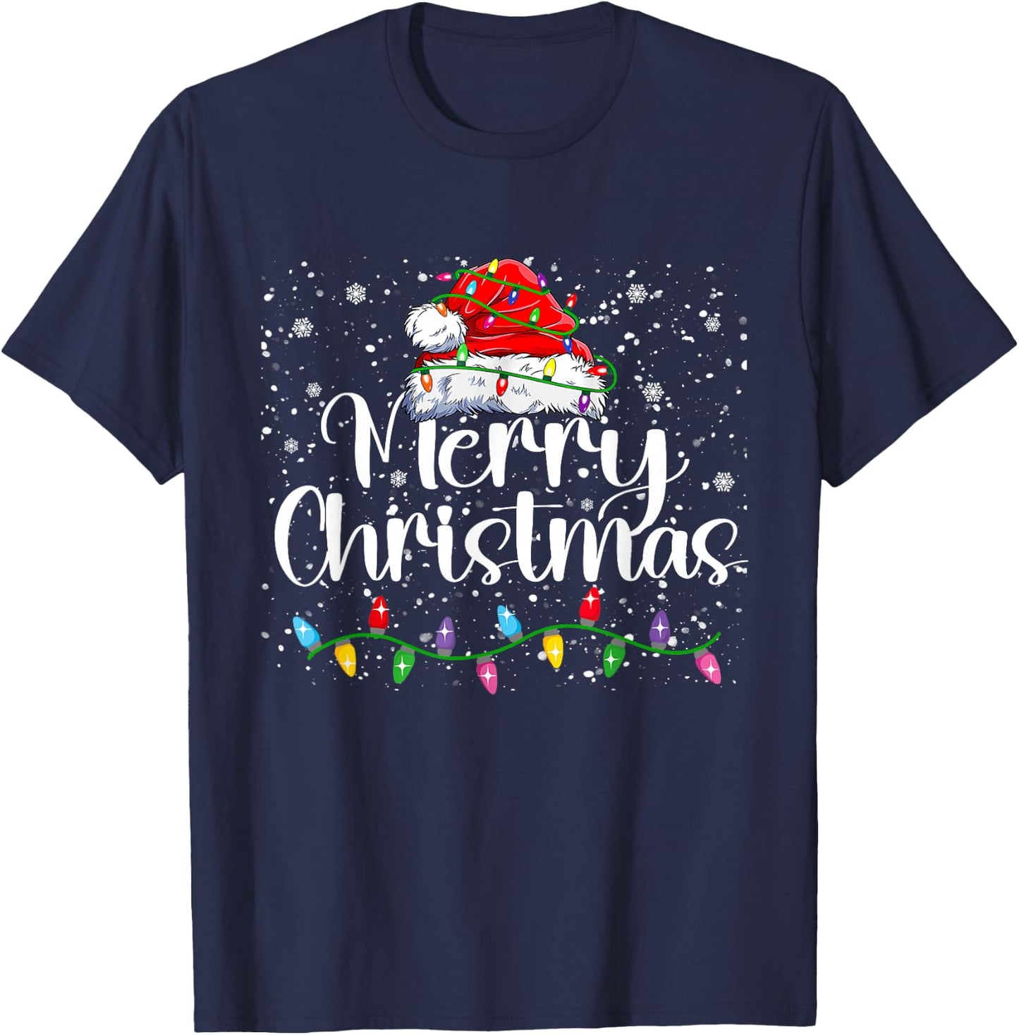 Merry Christmas Family Funny Christmas Women Men Xmas Kids T-Shirt - T-Shirt | Navy