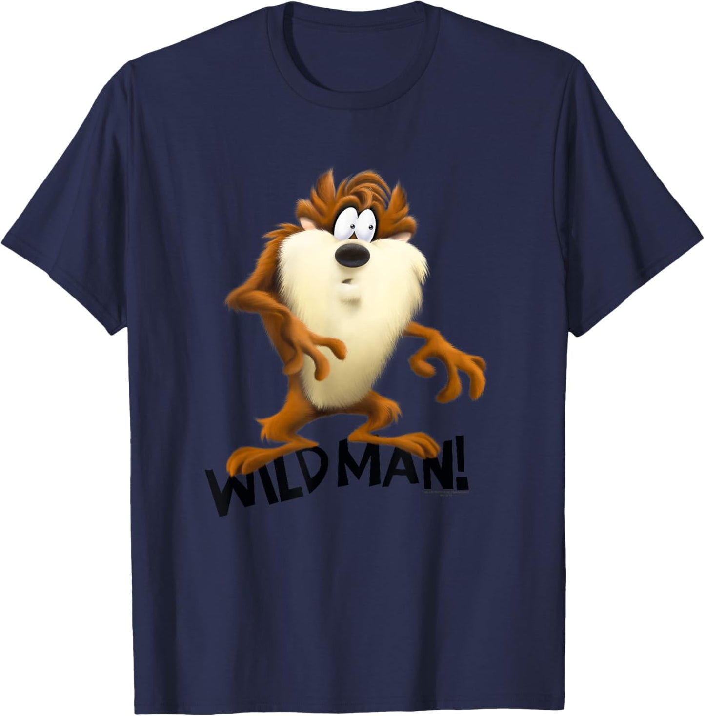 Looney Tunes Taz Wild Man T-Shirt - T-Shirt | Navy
