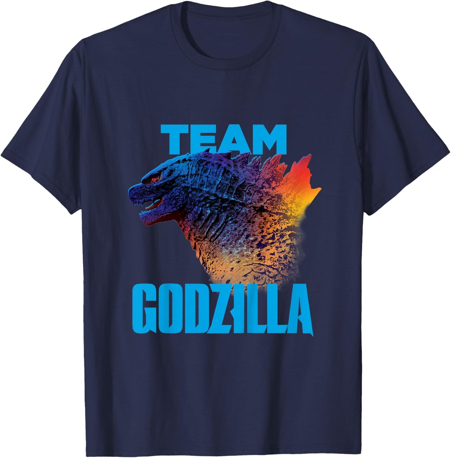 Godzilla vs Kong Official Team Godzilla Neon Kids T-Shirt - T-Shirt | Navy