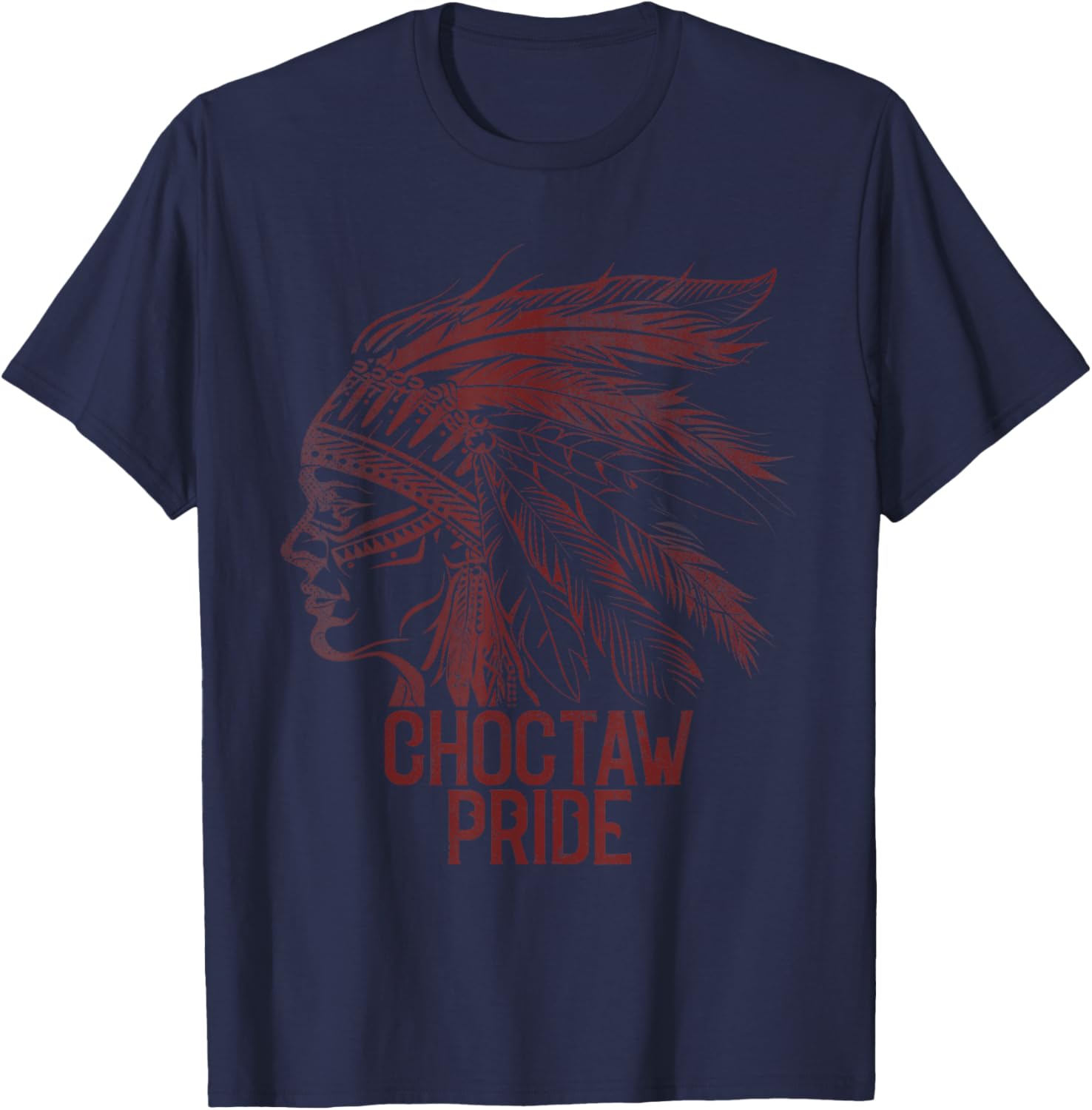 choctaw Oklahoma OK | Pride Native American T-Shirt - T-Shirt | Navy