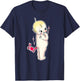 Kewpie Baby Cance Zodiac Crab Traditional Tattoo Flash T-Shirt - T-Shirt | Navy