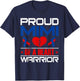 Mimi Of A Heart Warrior Congenital Heart Defect Awareness T-Shirt - T-Shirt | Navy