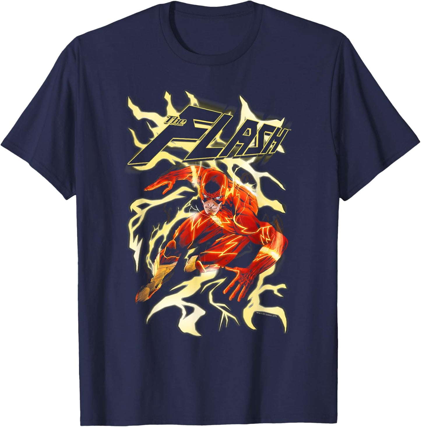 The Flash Electric Run T-Shirt - T-Shirt | Navy
