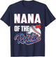 Nana of Rookie 1 Years old Team 1st Birthday Baseball T-Shirt - T-Shirt | Navy