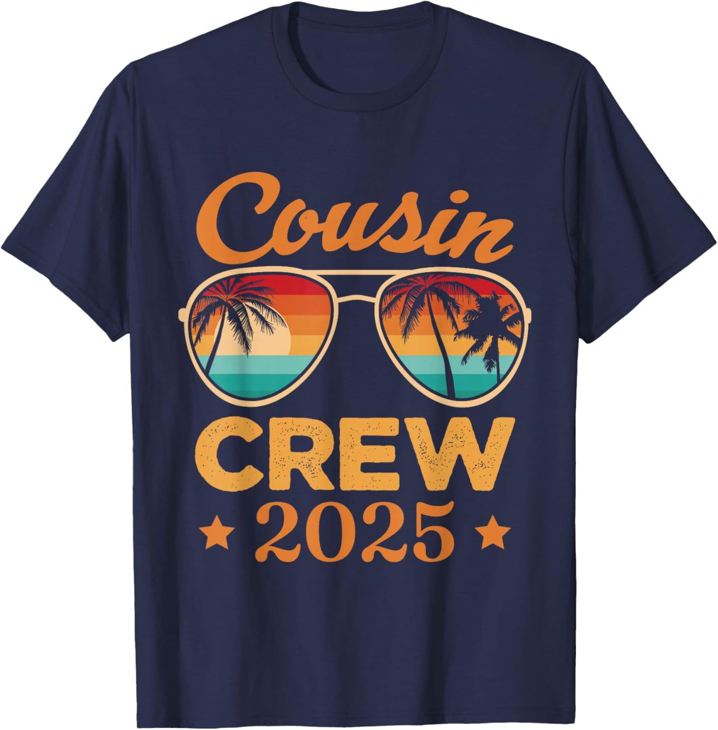 Cousin Crew 2025 T-Shirt - T-Shirt | Navy