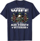 Proud Wife Of An Air Force Veteran Military Vet's Spouse T-Shirt - T-Shirt | Navy