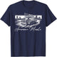 Truck First Generation Custom 10 Classic C10 Truck American T-Shirt - T-Shirt | Navy