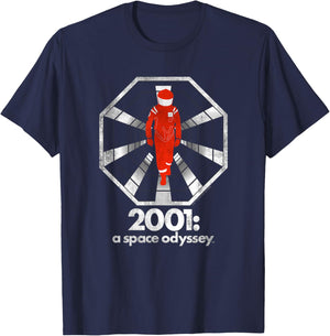 2001: A Space Odyssey Spaceman Logo T-Shirt - T-Shirt | Navy