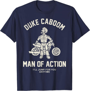 Disney Pixar Toy Story Duke Caboom Man of Action T-Shirt - T-Shirt | Navy