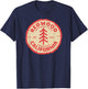 Redwood Trees in the National Forest T-Shirt - T-Shirt | Navy