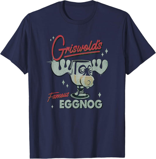 National Lampoon's Christmas Vacation Griswold's Eggnog T-Shirt - T-Shirt | Navy