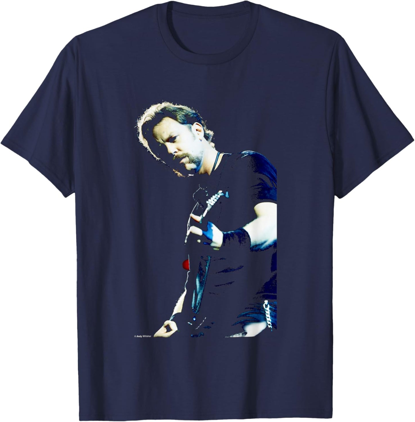 Metallica James Hetfield von Andy Willsher T-Shirt - T-Shirt | Navy