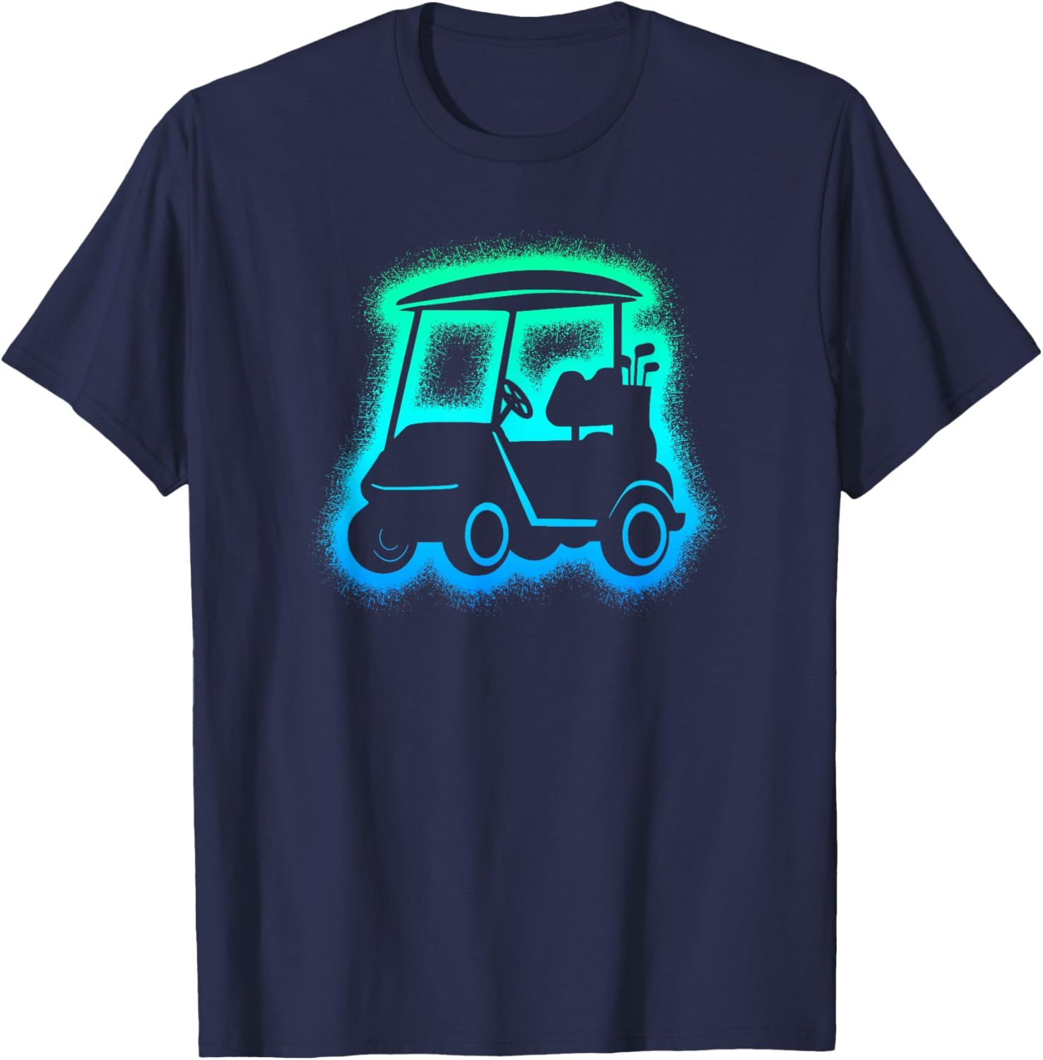 Golf Cart Golfer Kids Men Boys Golfing T-Shirt - T-Shirt | Navy