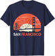 San Francisco California Golden Gate Bridge Small T-Shirt - T-Shirt | Navy