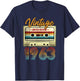 Vintage 1963 62nd birthday cassette tape women B-day T-Shirt - T-Shirt | Navy