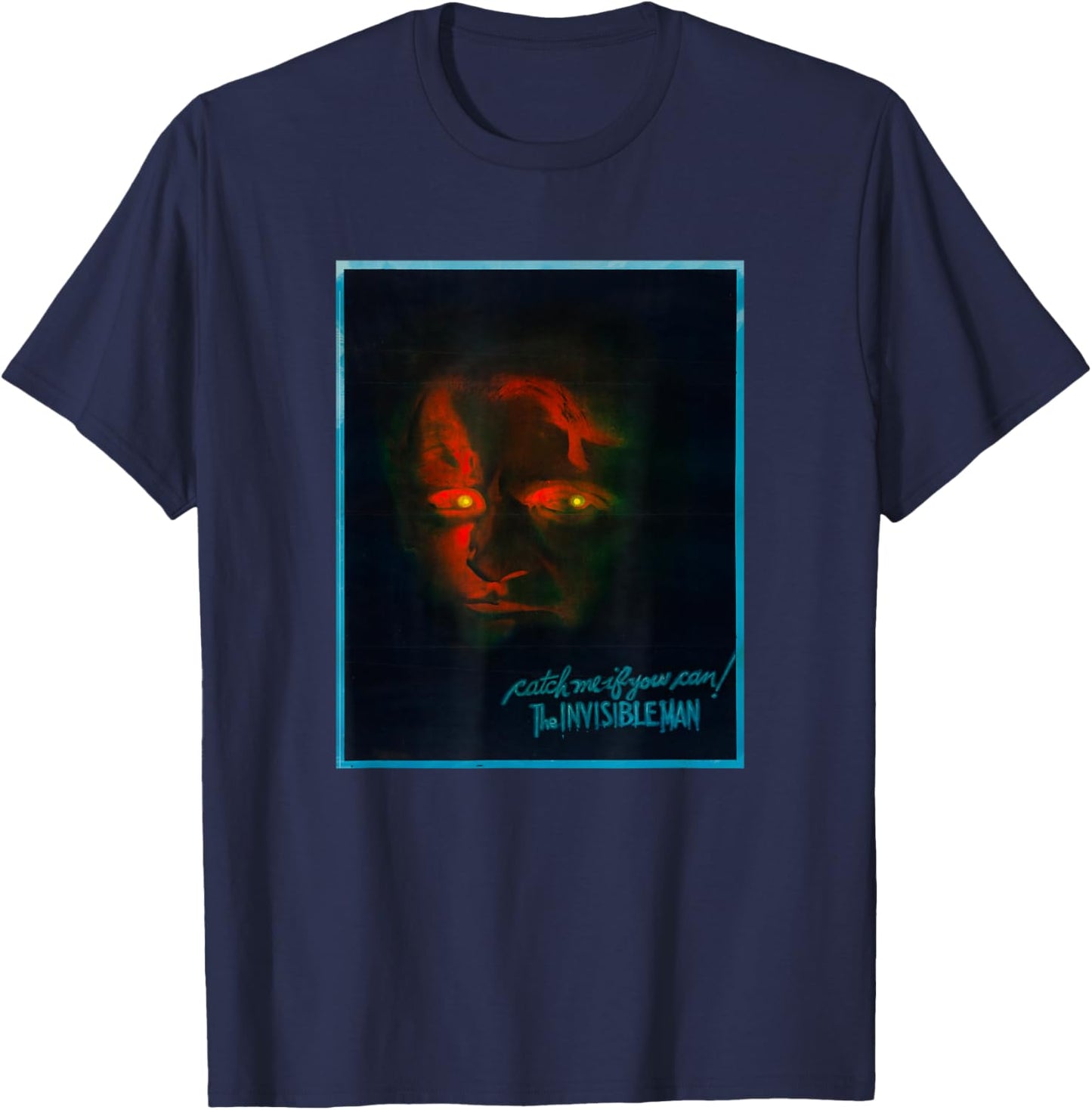 The Invisible Man H.G. Wells Cinema Poster T-Shirt - T-Shirt | Navy