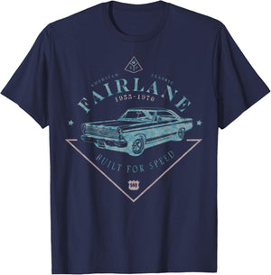 1955 56 57 58 59 60 61 62 63 64 65 66 67 68 69 70 Fairlane T-Shirt - T-Shirt | Navy